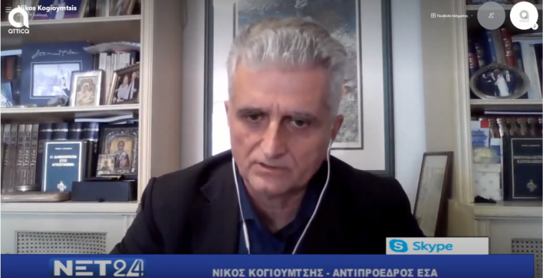 Ο Αντιπρόεδρος κ.Νίκος Κογιουμτζής στην εκπομπή "ΝΕΤ24"